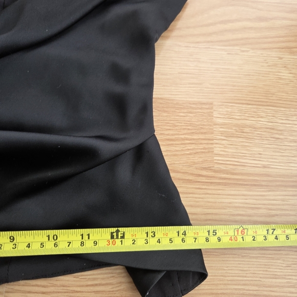 DYNAMITE Satin Effect Wrap Top - Picture 8 of 8